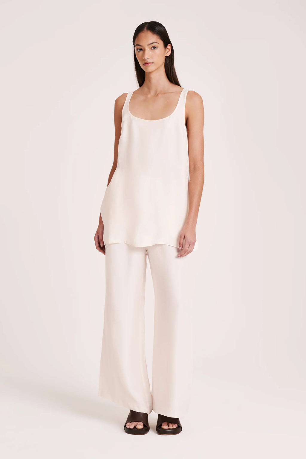 Nude Lucy Ren Cupro Tunic Cloud