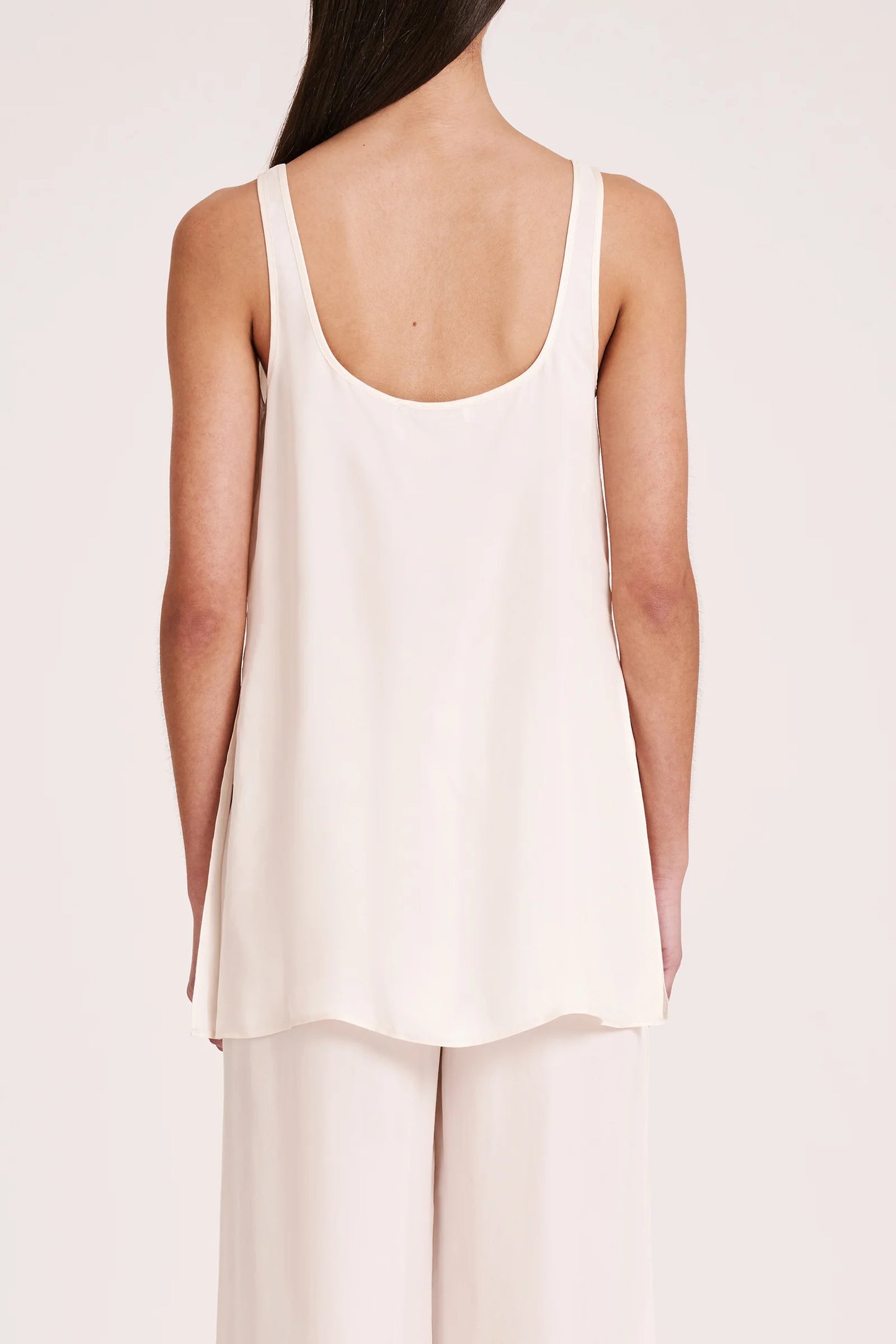 Nude Lucy Ren Cupro Tunic Cloud