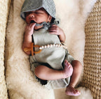 Twin Round Natural Rubber Soother | Dummy in Reusable Case