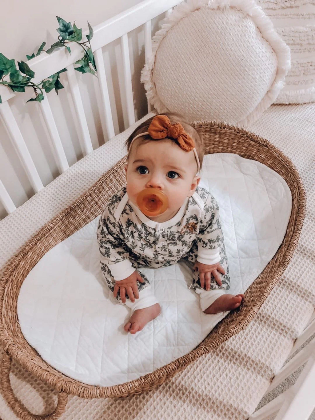 Twin Round Natural Rubber Soother | Dummy in Reusable Case