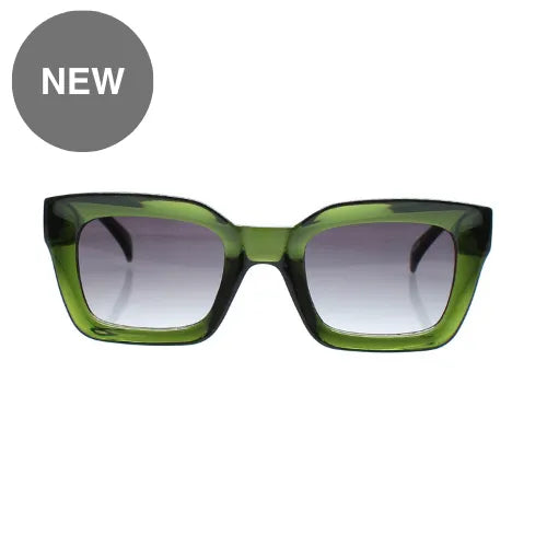 Reality Onassis Sunglasses- Moss Green