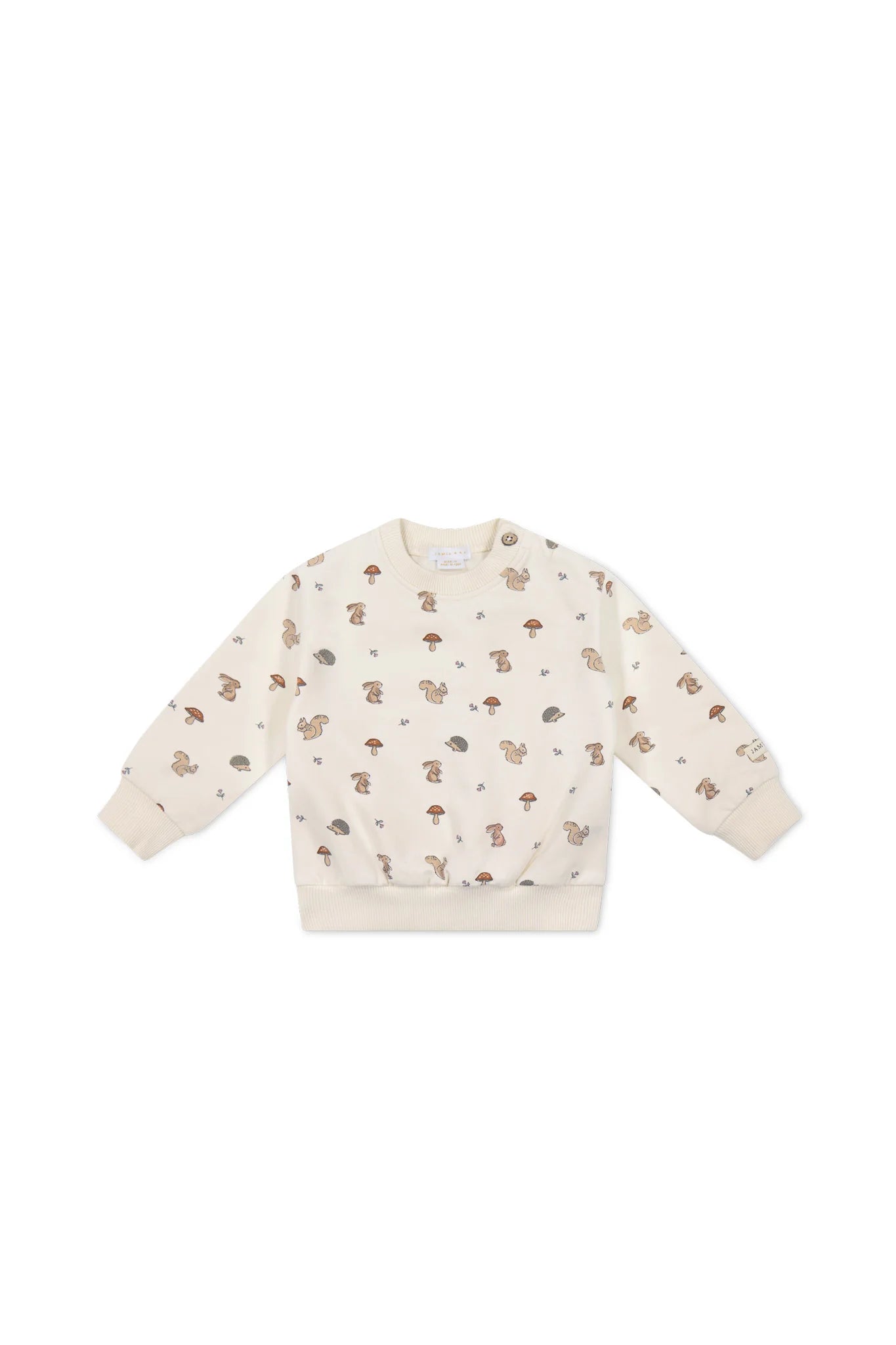 Jamie Kay - Organic Cotton Jalen Oversized Jumper - Woodland Friends