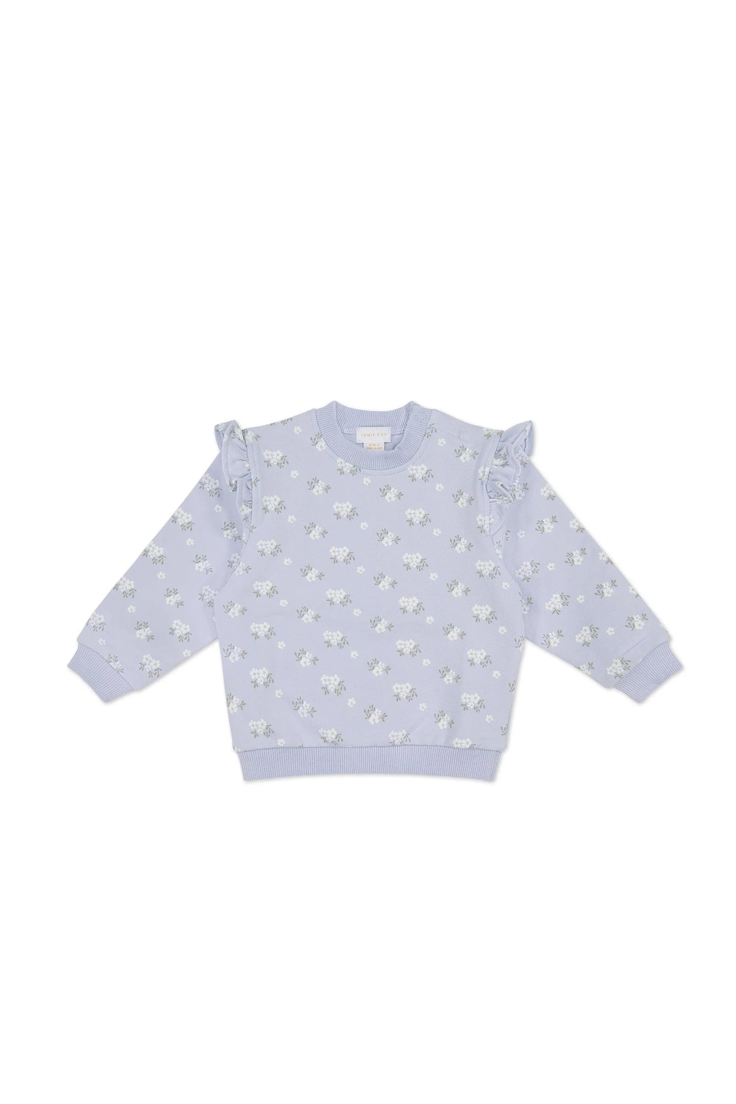 Jamie Kay - Organic Cotton Maple Sweatshirt - Rose Floral Smoke