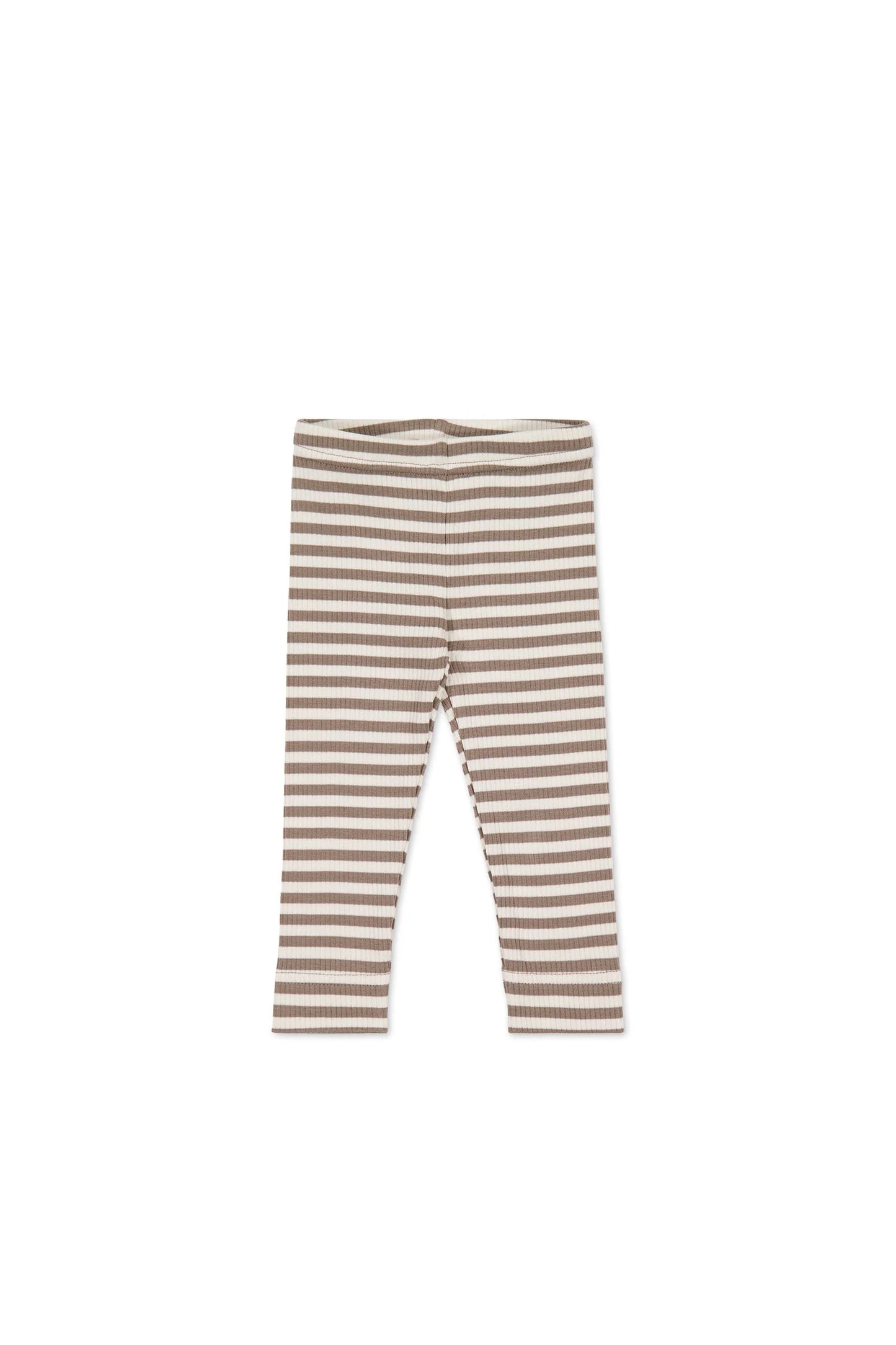 Jamie Kay Pima Organic Cotton Modal Legging - Narrow Stripe Tweed/Cloud