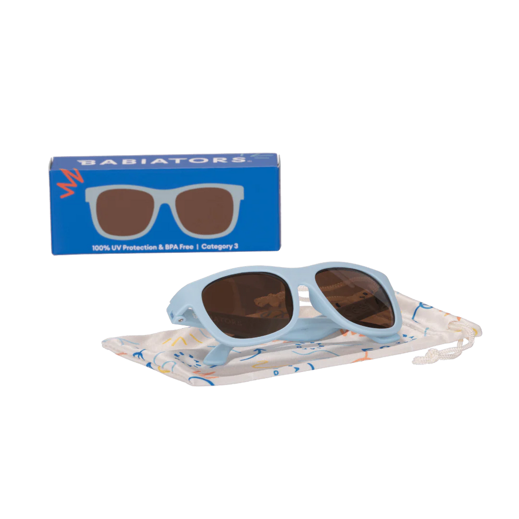 Babiators Original Navigators - Baby Blue/Amber Lenses