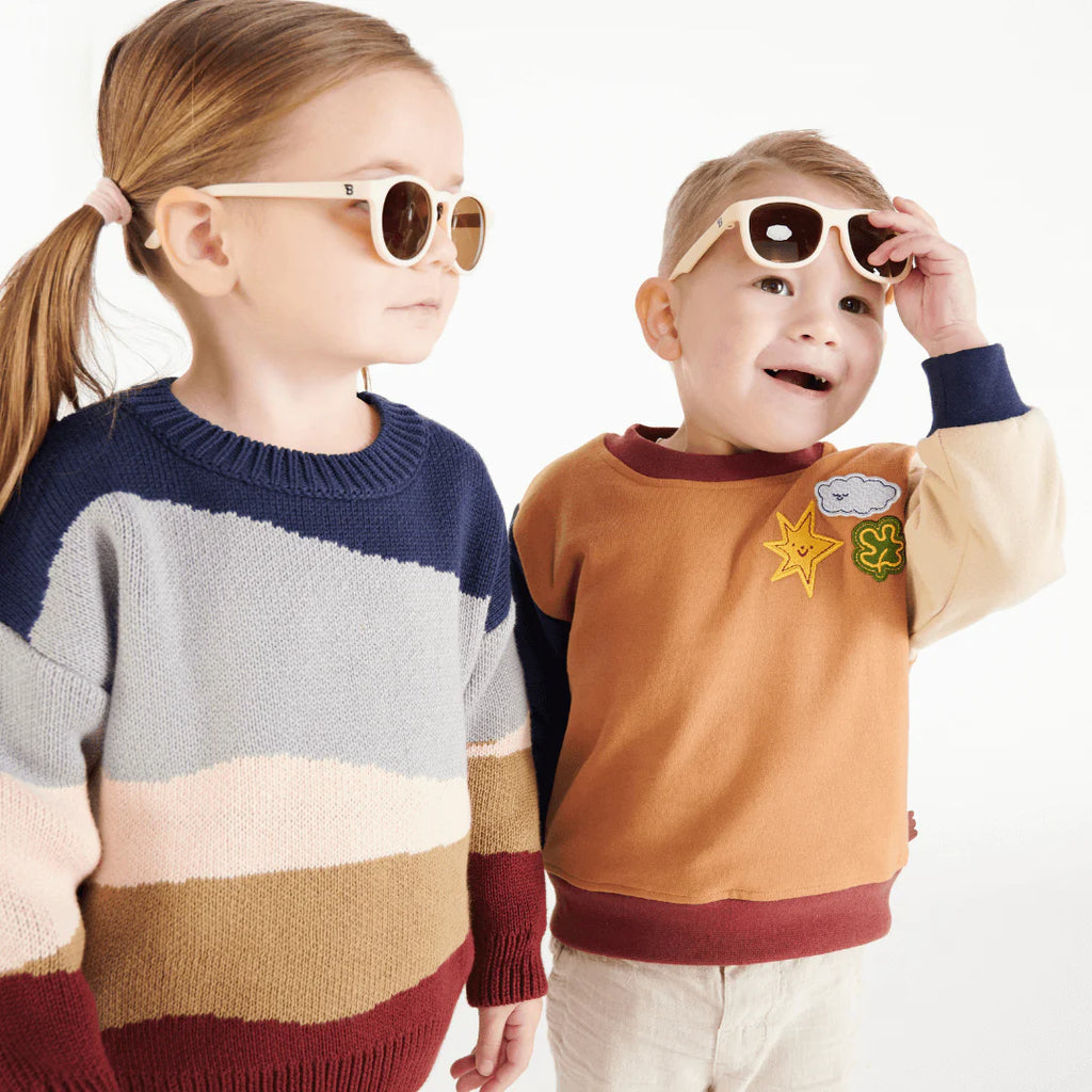 Babiators Original Navigators - Sweet Cream/Amber Lenses