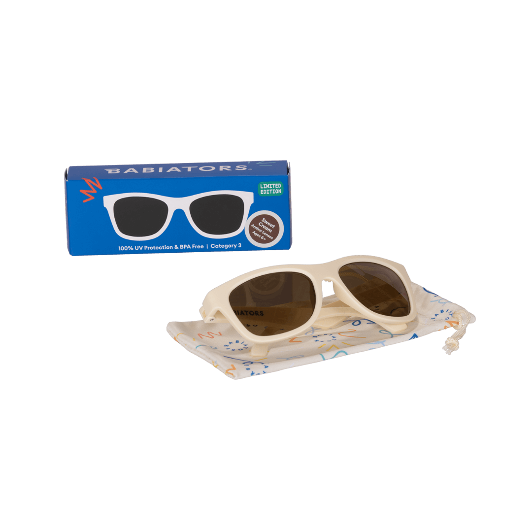 Babiators Original Navigators - Sweet Cream/Amber Lenses