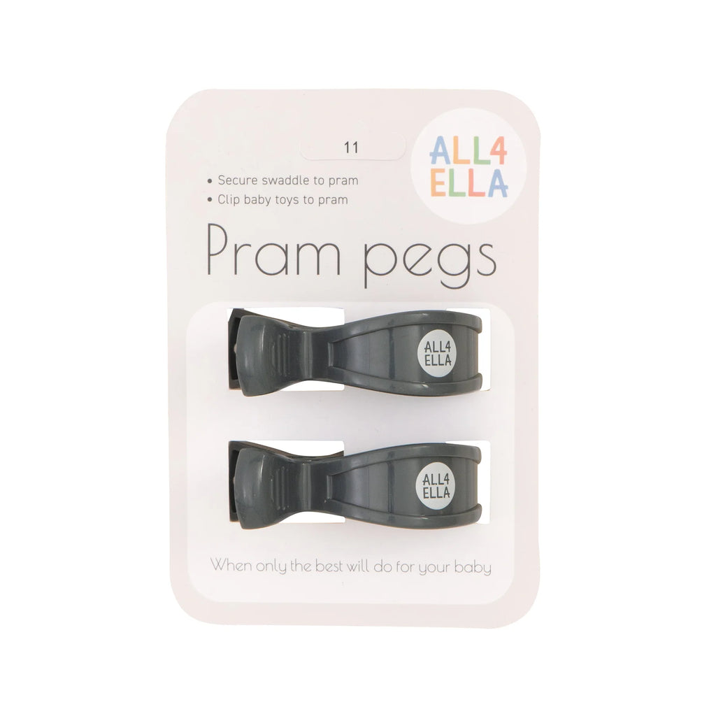 Pram pegs 2 pk - Assorted