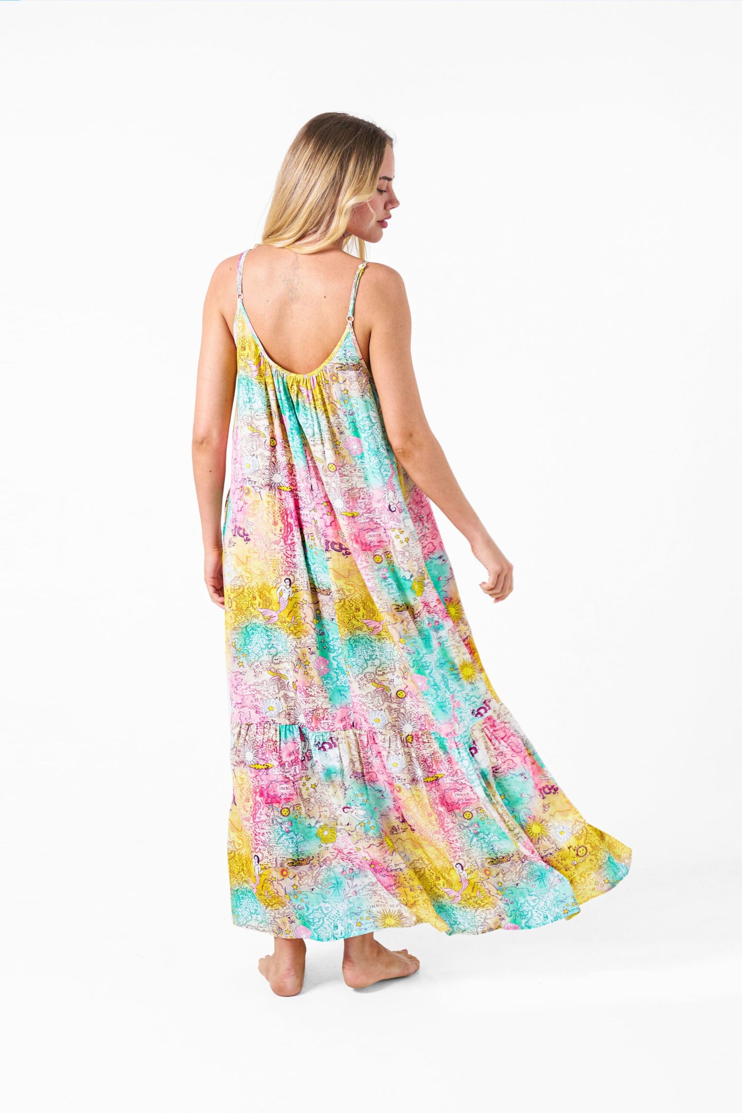 Primrose The Label - Aquaria Mermaid Maxi Dress