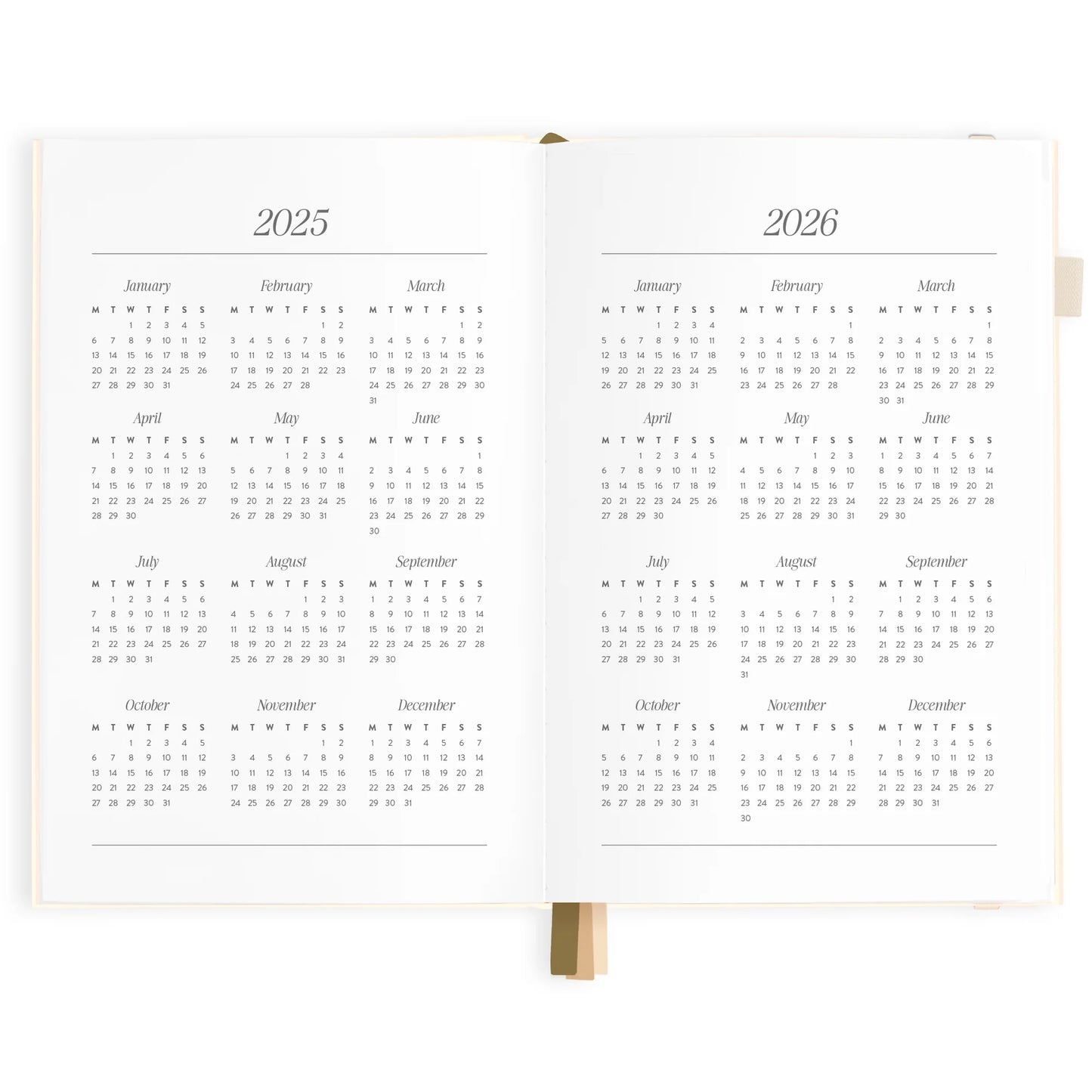 Fox & Fallow 2025 Horisontal Planner