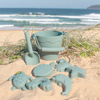 Silicone 8pc Bucket & Spade Set