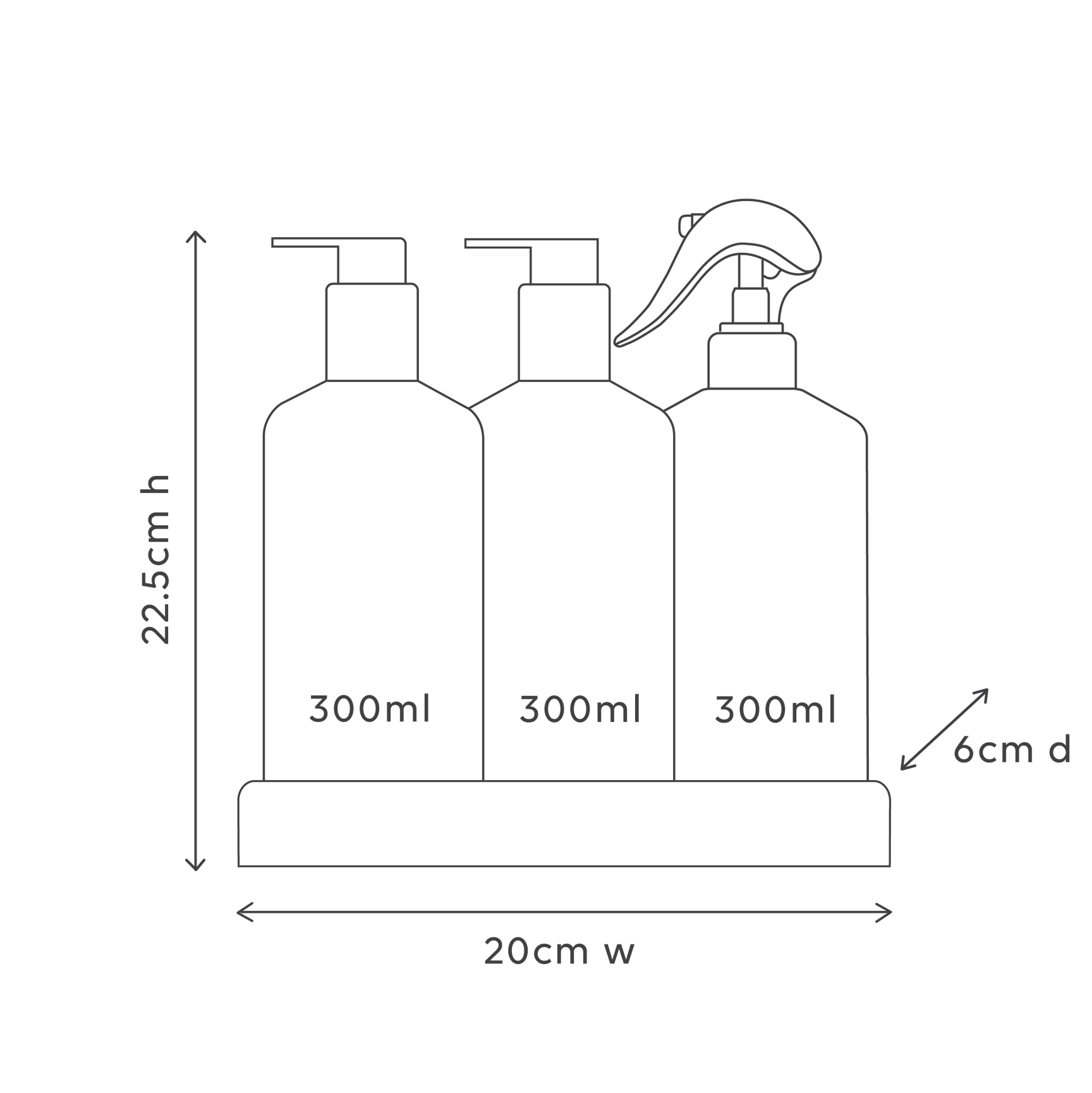 Al.ive Body The Retreat Kitchen Trio & Towel Gift Set - Lemon Myrtle & Honeydew