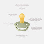 BIBS x LIBERTY De Lux Double Pack - Assorted (Round/Natural Rubber)