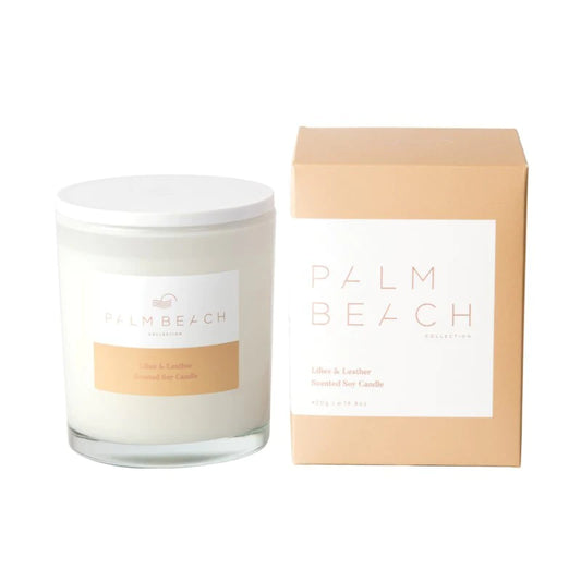 Palm Beach Collection Lilies and Leather -  Standard Candle 420g