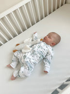 Aster & Oak Snuggle Bug LS Zip Romper
