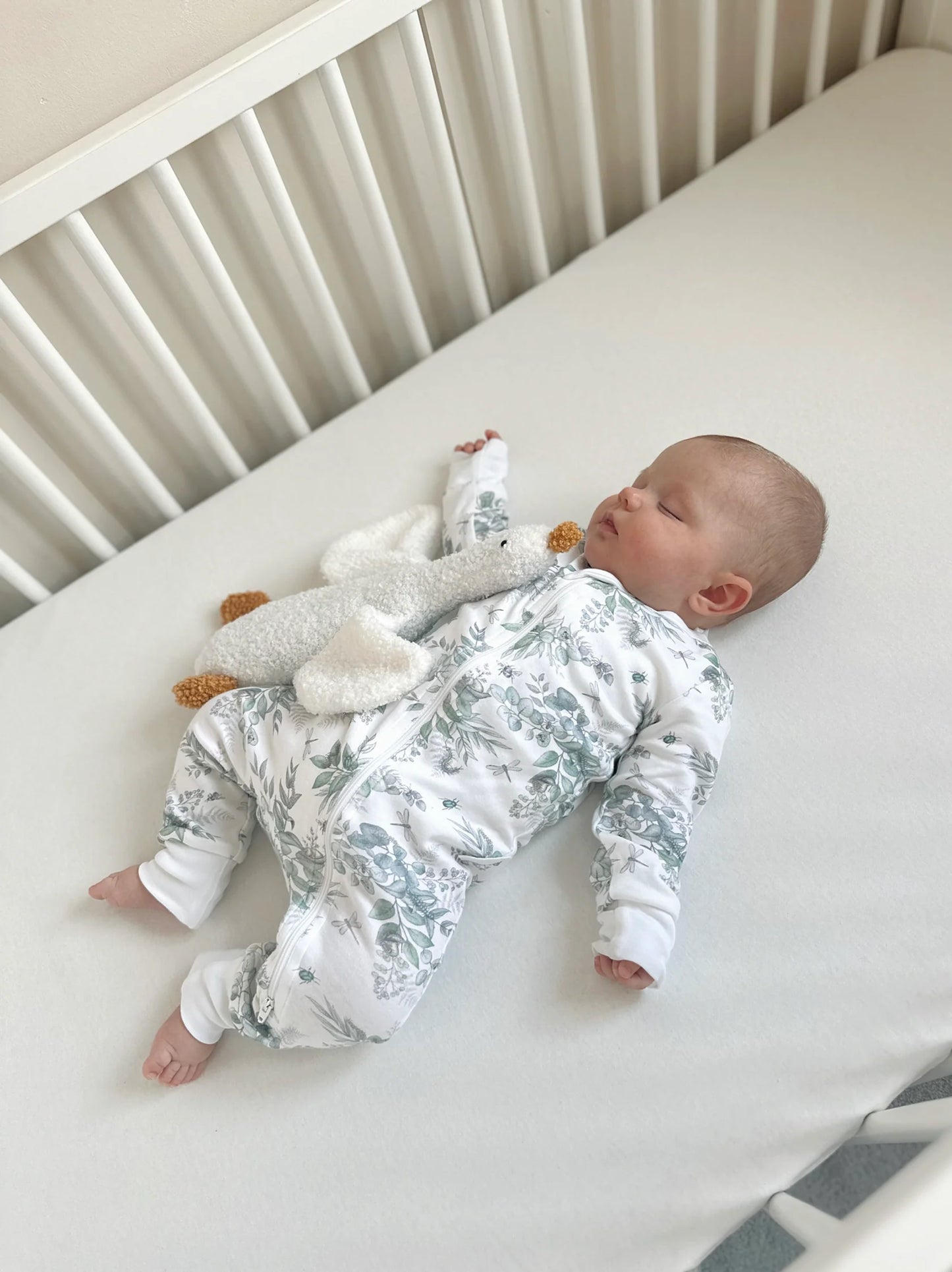 Aster and Oak Snuggle Bug LS Zip Romper