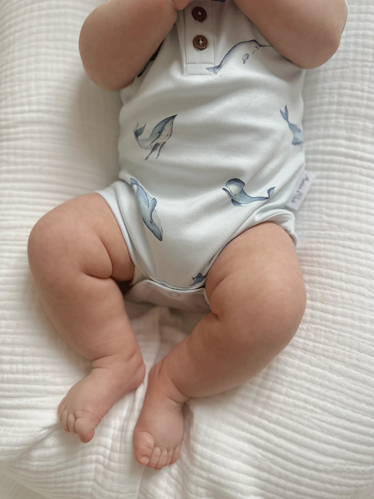 Aster and Oak Under The Sea Henley Onesie