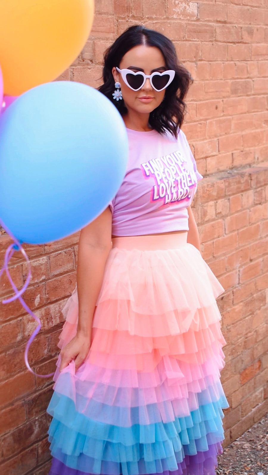 Confetti Rebels- Rainbow Connection Tulle Skirt