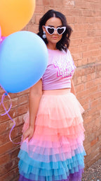 Confetti Rebels- Rainbow Connection Tulle Skirt