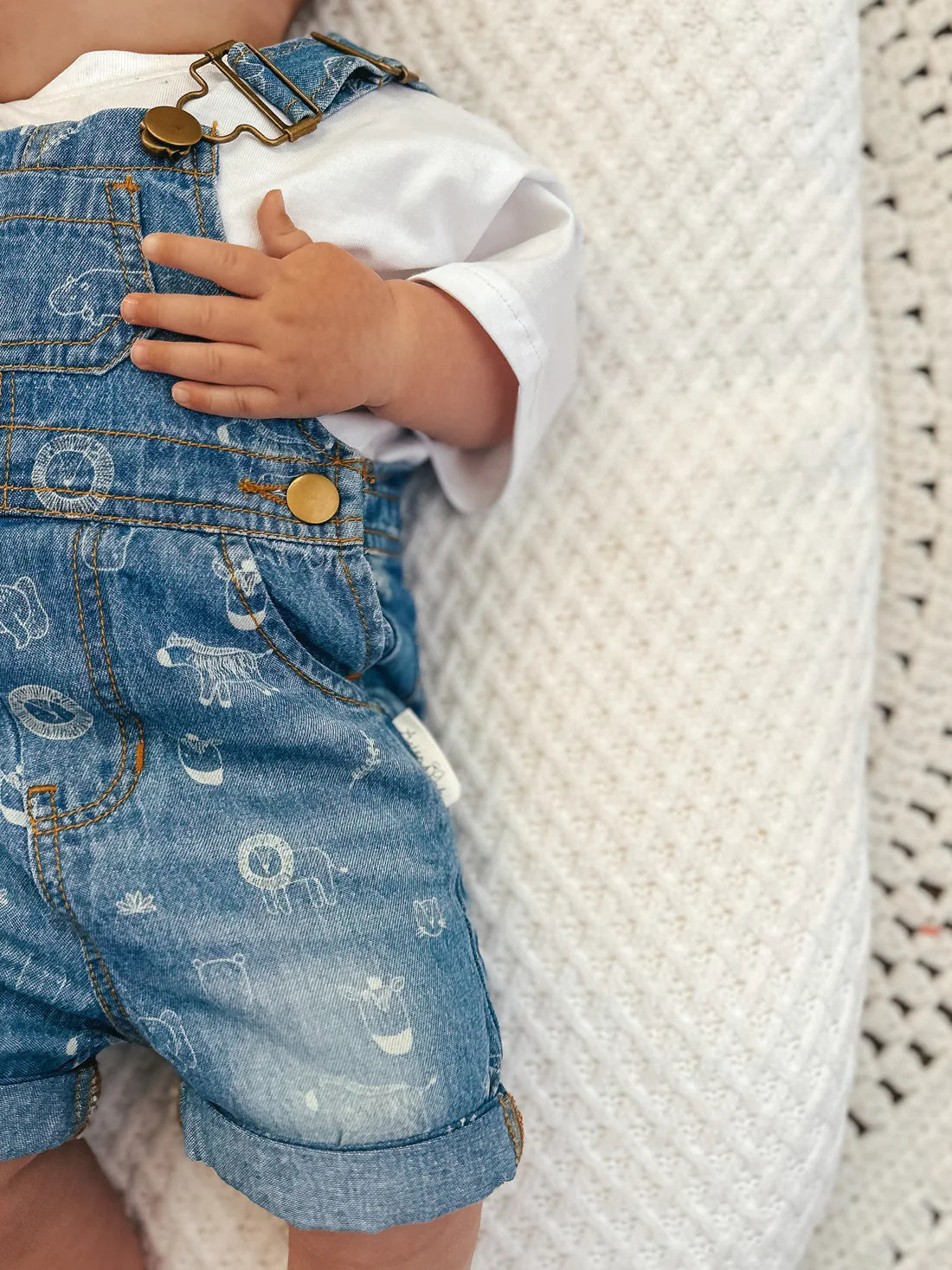 Aster & Oak - Mid Denim Safari Overalls