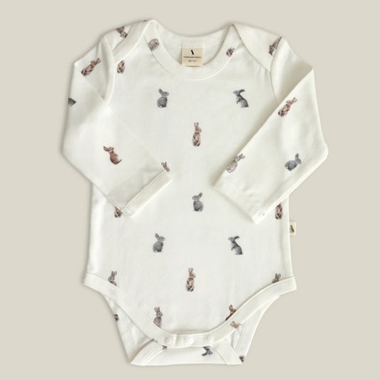 Fledge And Thread Long sleeve bodysuit - Bunny