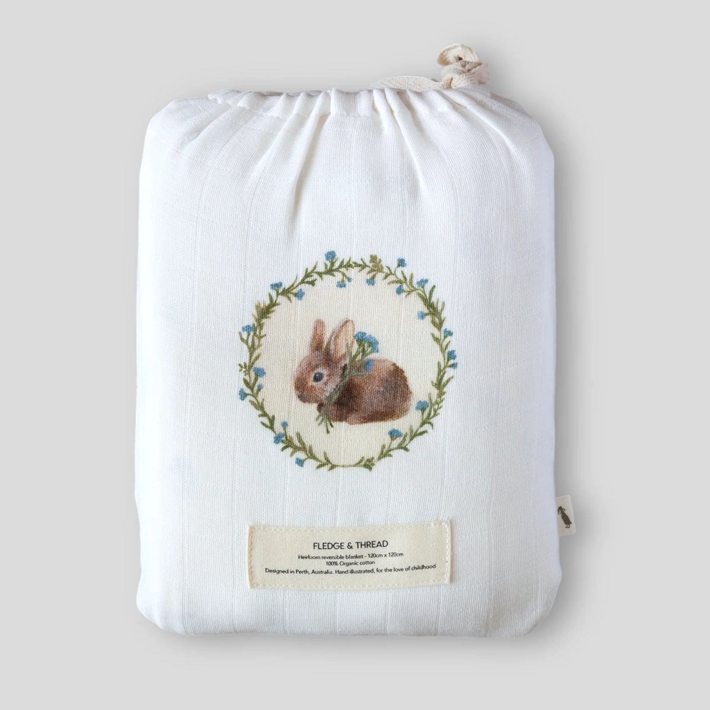 Fledge And Thread Baby Heirloom blanket - Bunny