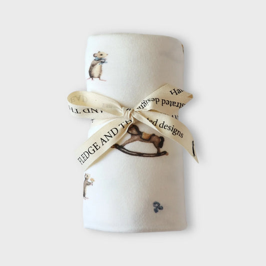 Fledge And Thread Stretch Wrap - Mouse and Rockinghorse