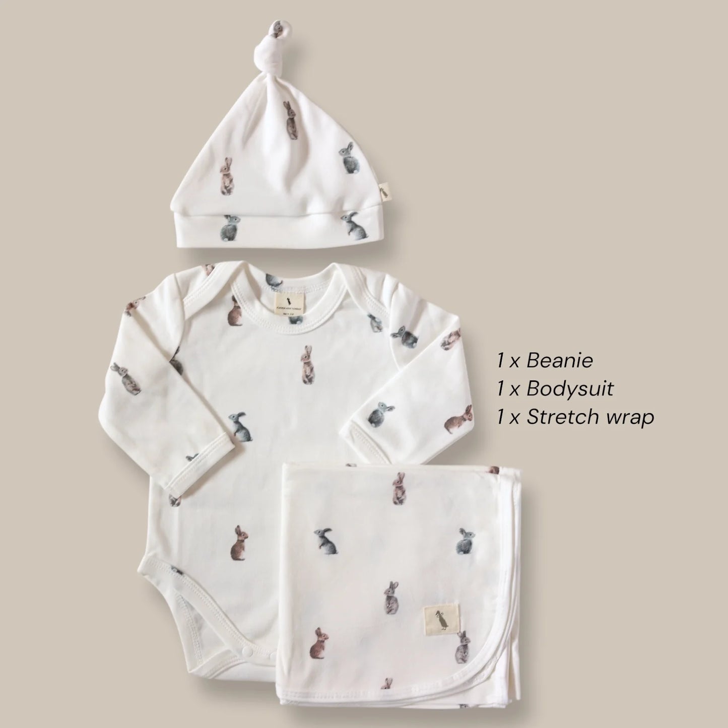 Fledge & Thread Baby Gift Box - Bunny