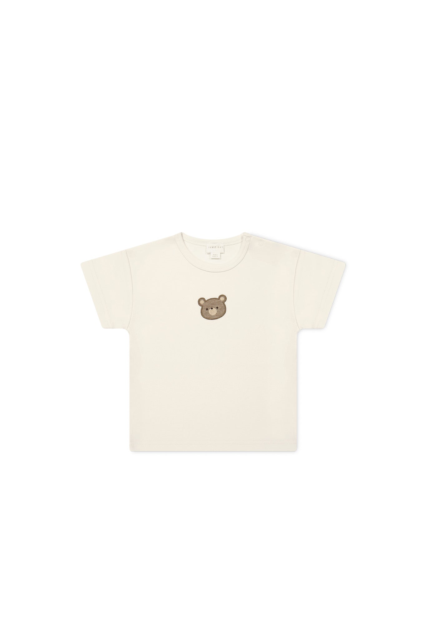 Jamie Kay - Pima Cotton Hunter Tee - Cloud Bear