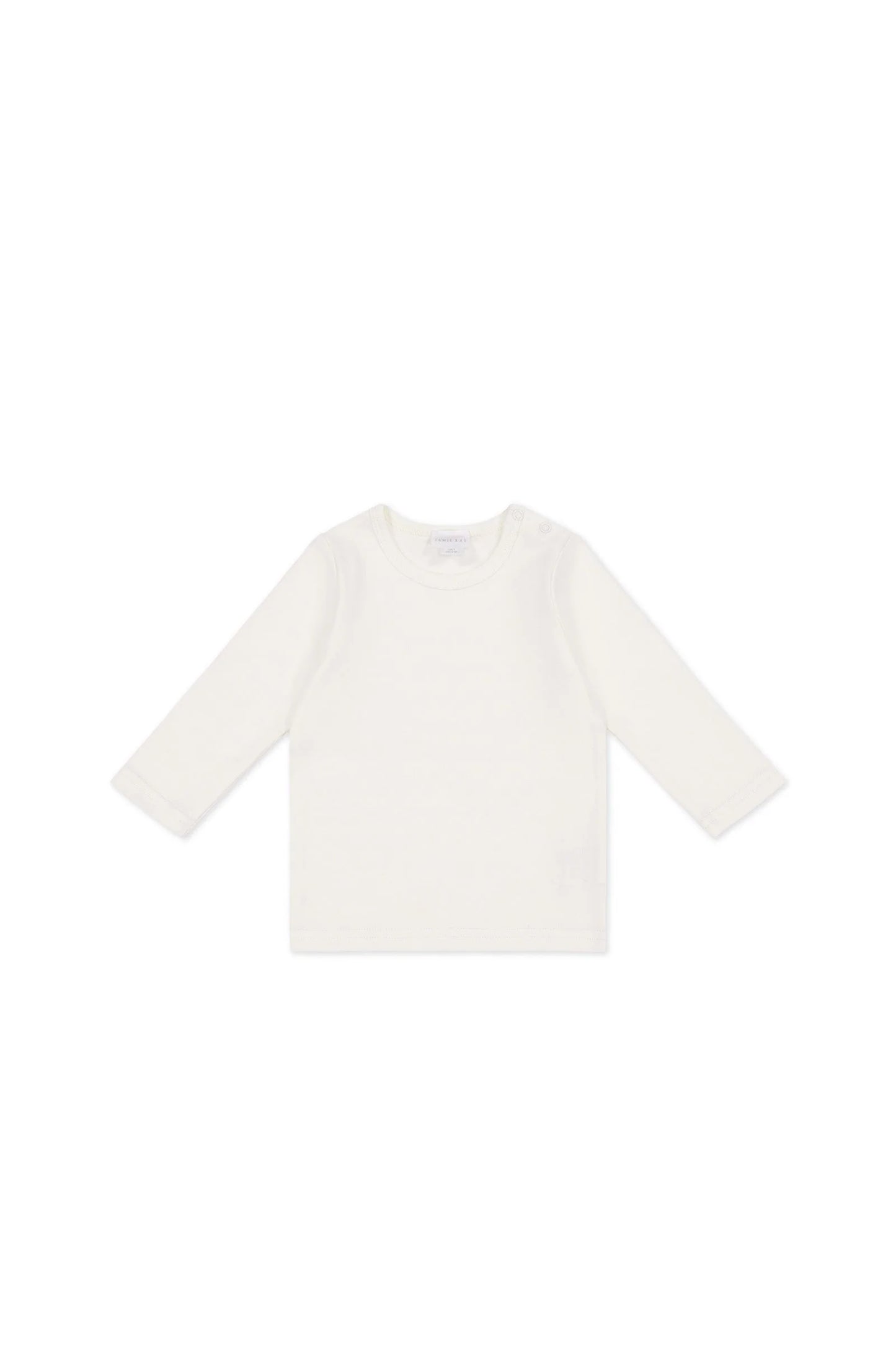 Jamie Kay - Pima Cotton Vinny Long Sleeve Top - Whisper