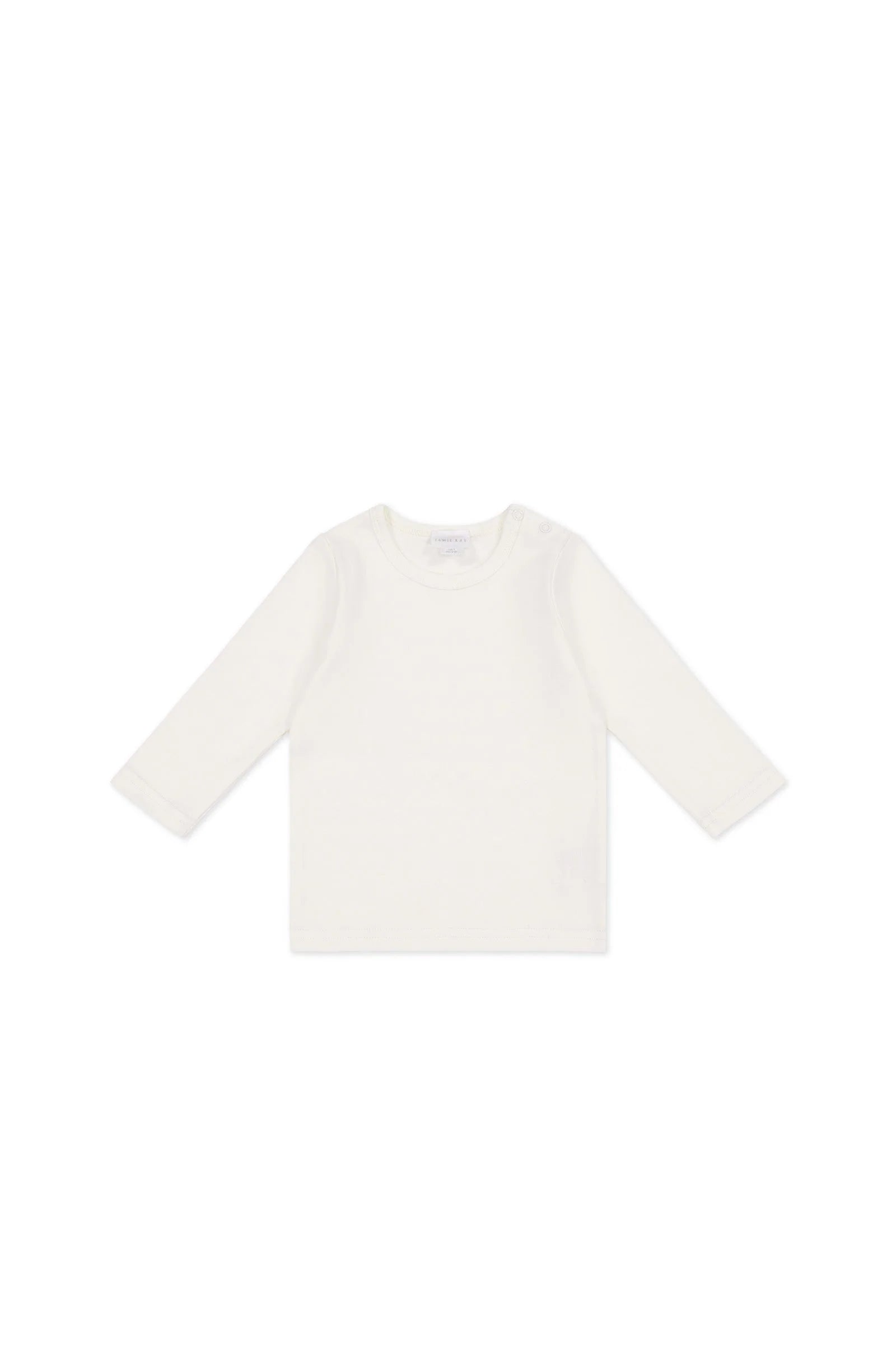 Jamie Kay - Pima Cotton Vinny Long Sleeve Top - Whisper