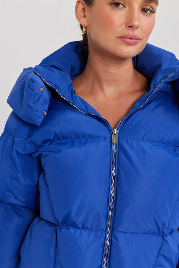 Toast Society Pisces Puffer Jacket Cobalt Blue Little Beach Road