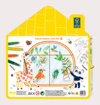 Haku Yoka Window Art / Jungle Animals