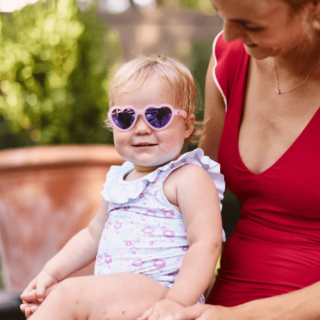 Babiators Polarised Hearts - Frosted Pink