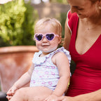 Babiators Polarised Hearts - Frosted Pink