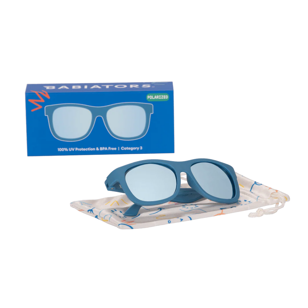 Babiators Polarised Navigators - Midnight Blue/Light Blue Mirror