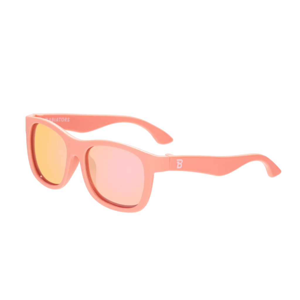 Babiators Polarised Navigators - Perfectly Papaya/Peach Mirror