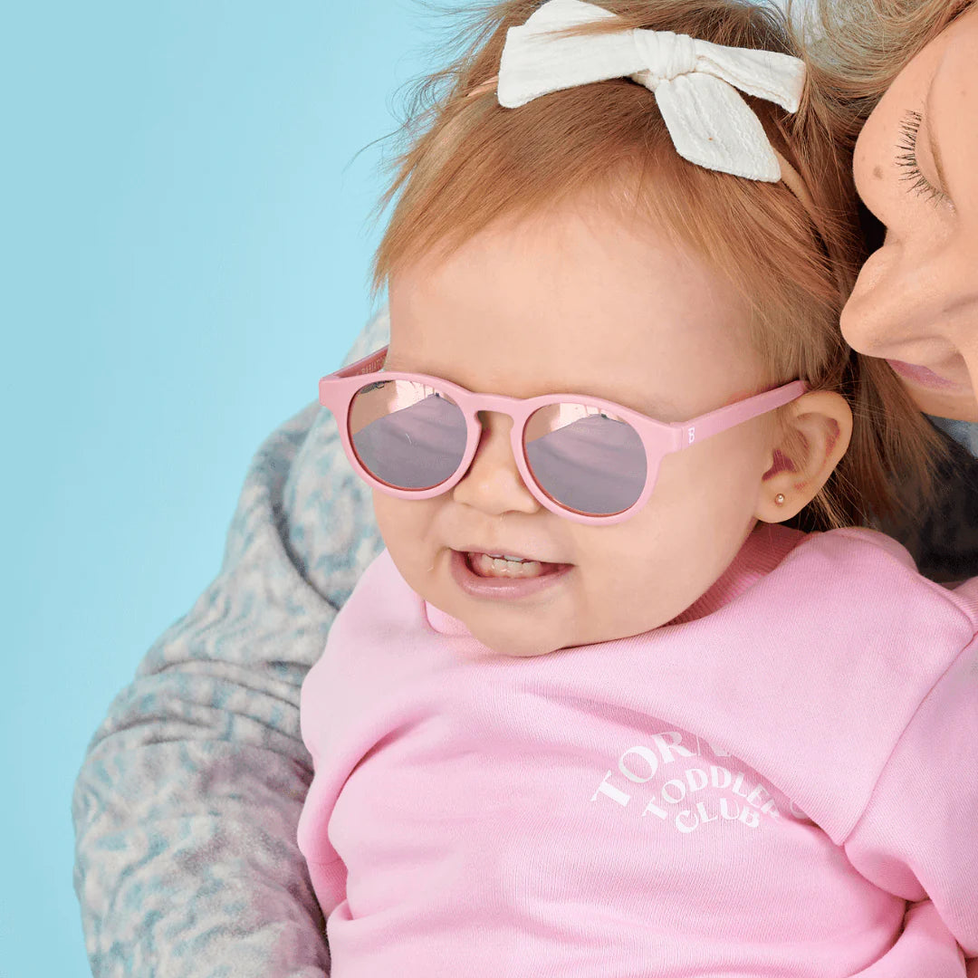 Babiators Polarised Keyholes - Pretty In Pink/Mirrored Lenses