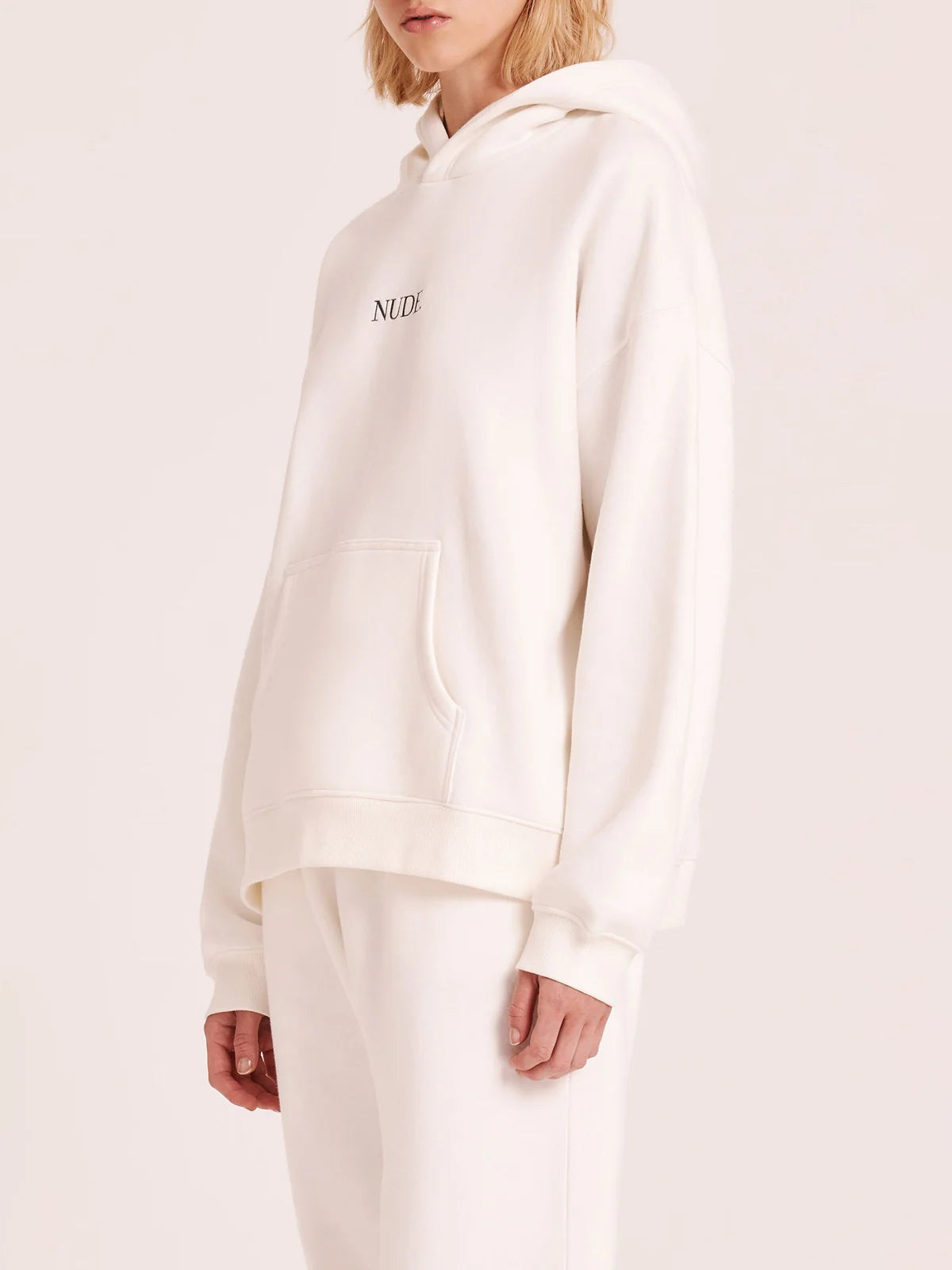 Nude Lucy - NUDE. SIGNATURE HOODIE Salt