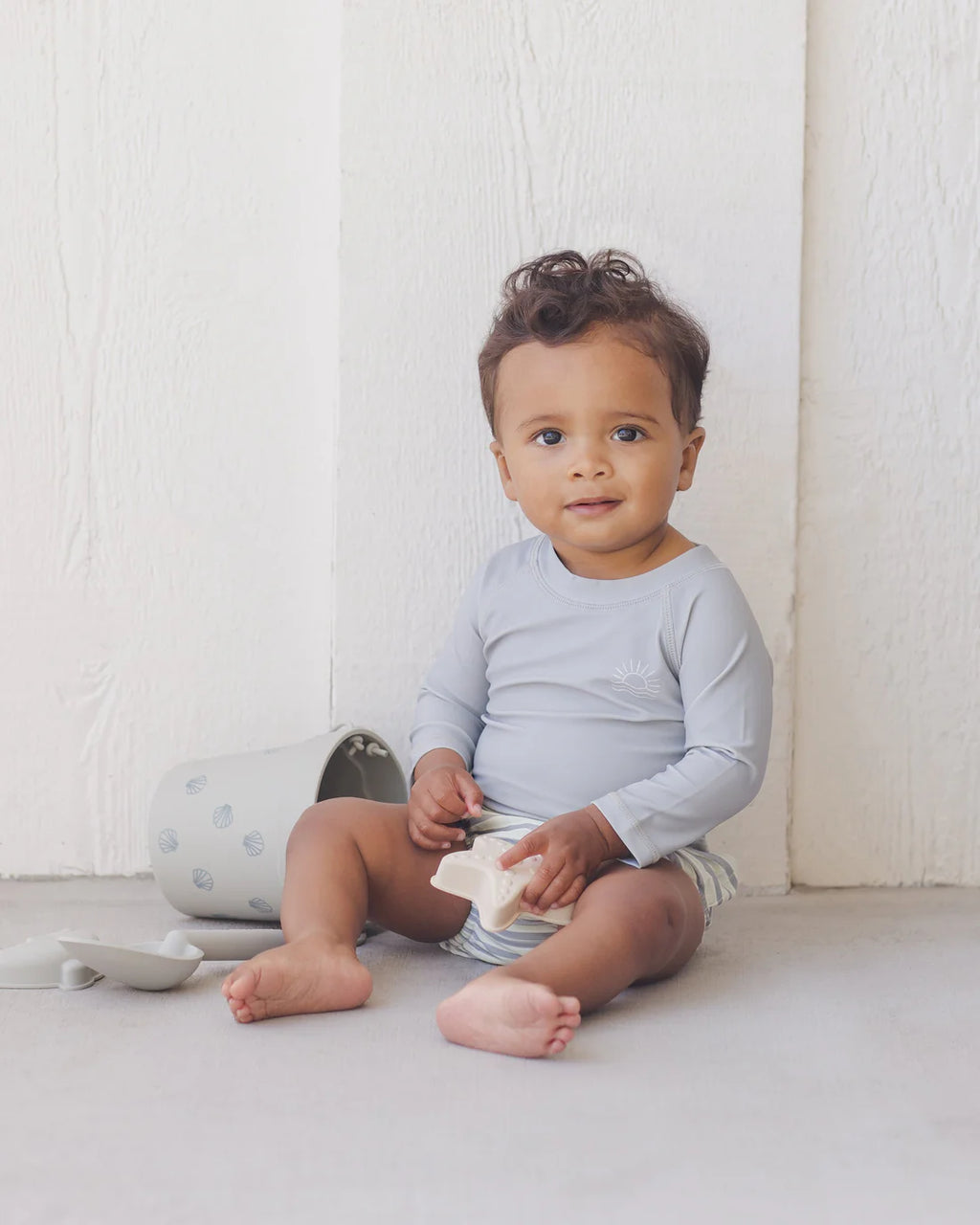 Quincy Mae Boys Swim Diaper || Summer Stripe