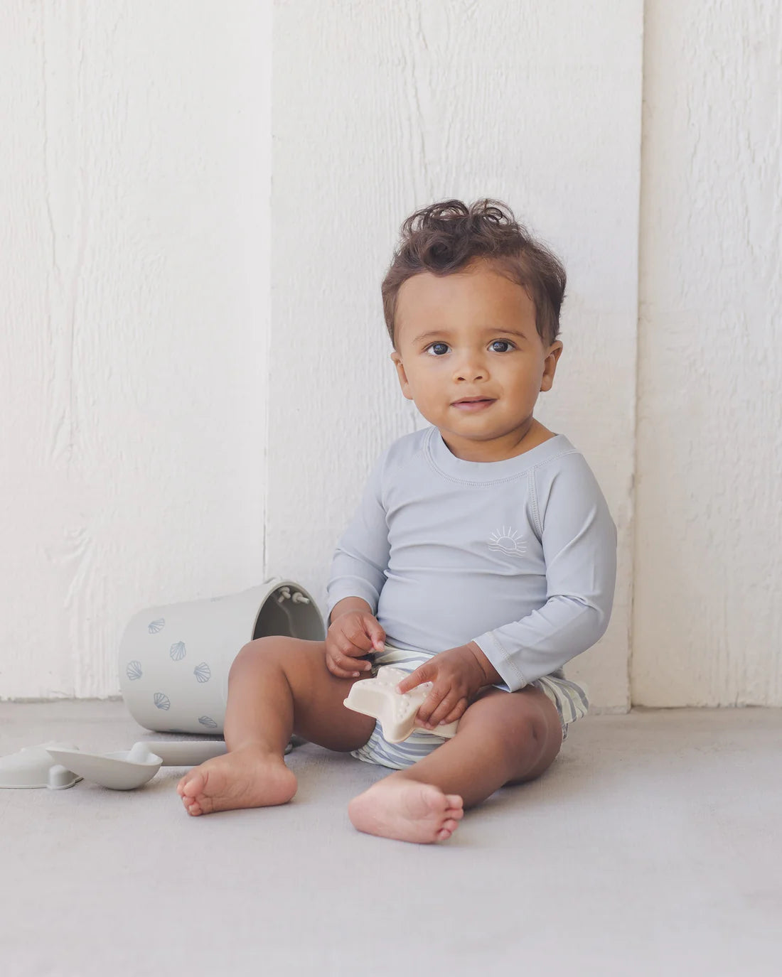 Quincy Mae Boys Swim Diaper || Summer Stripe