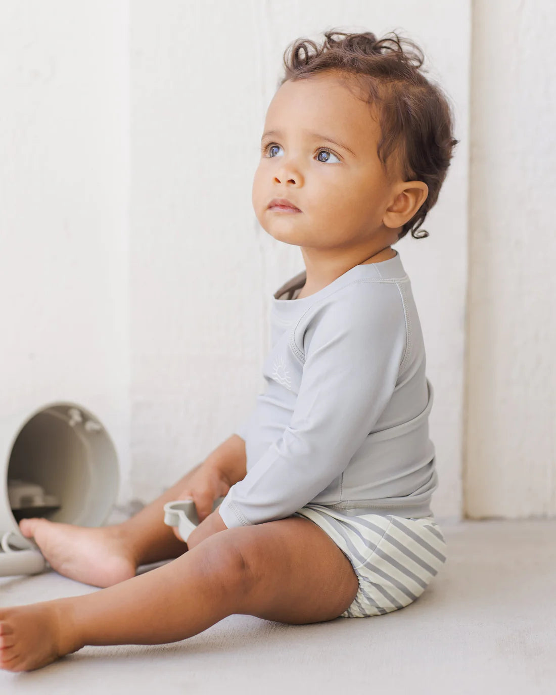 Quincy Mae Boys Swim Diaper || Summer Stripe