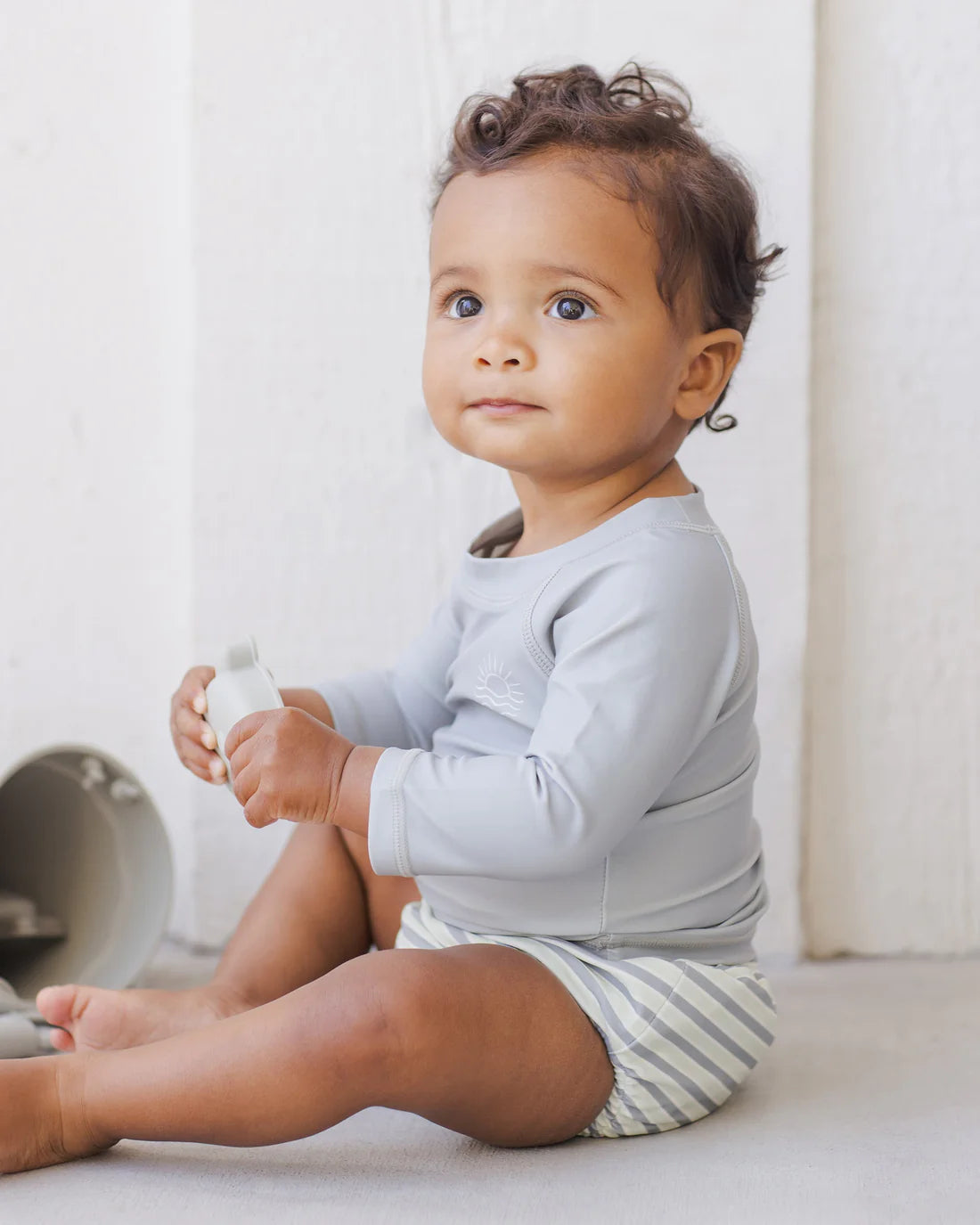 Quincy Mae Boys Swim Diaper || Summer Stripe