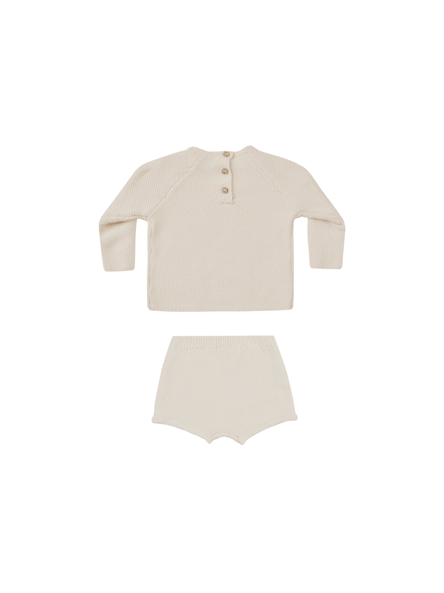 Quincy Mae Summer knit set || natural