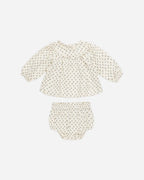 Quincy Mae Mia Top + Bloomer Set || French Flora