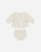 Quincy Mae Mia Top + Bloomer Set || French Flora
