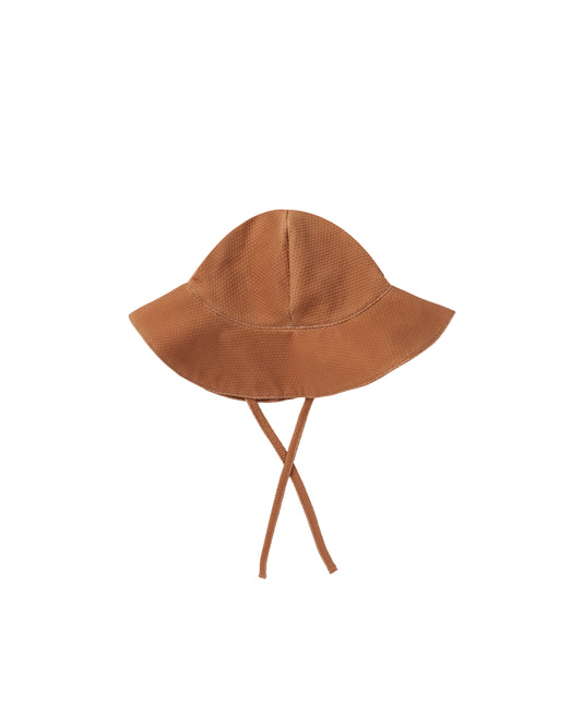 Quincy Mae sun hat || clay