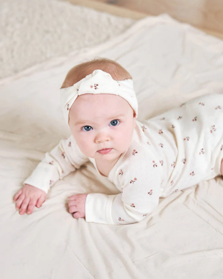 Quincy Mae Knotted Headband || Rose Fleur