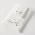 Jiggle & Giggle Paddling Ducks Bath Towel & Face Washer in Organza Bag