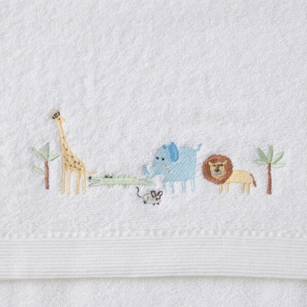 Jiggle & Giggle Jungle Adventure Bath Towel & Face Washer in Organza Bag